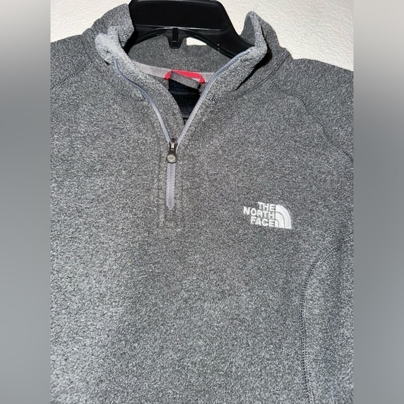 The North Face women’s grey light fleece jacket M outdoor athleisure hiking - Picture 5 of 5
